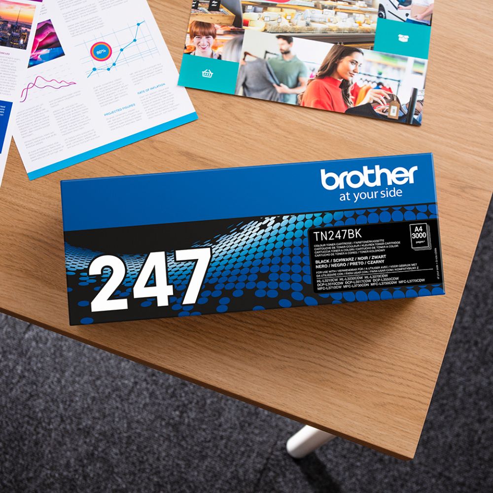 Brother TN-247BK High Capacity Black Toner Cartridge