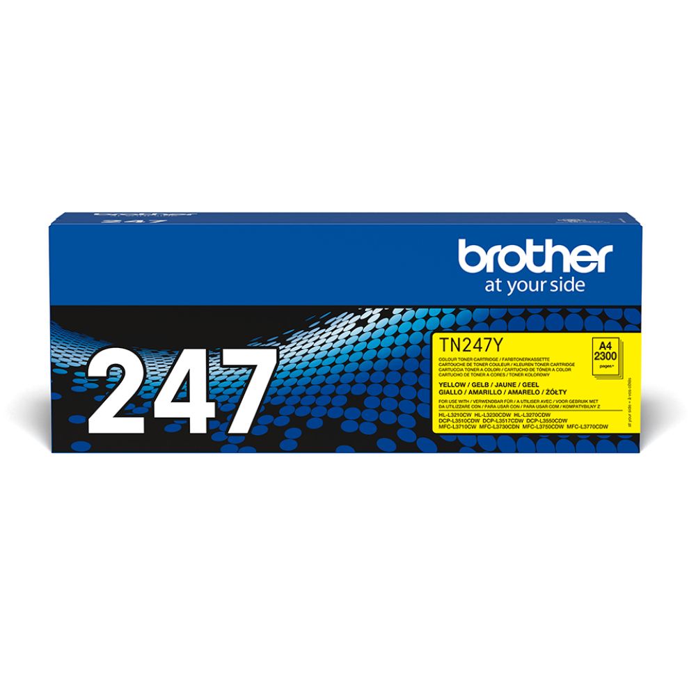 Brother TN-247Y High Capacity Yellow Toner Cartridge