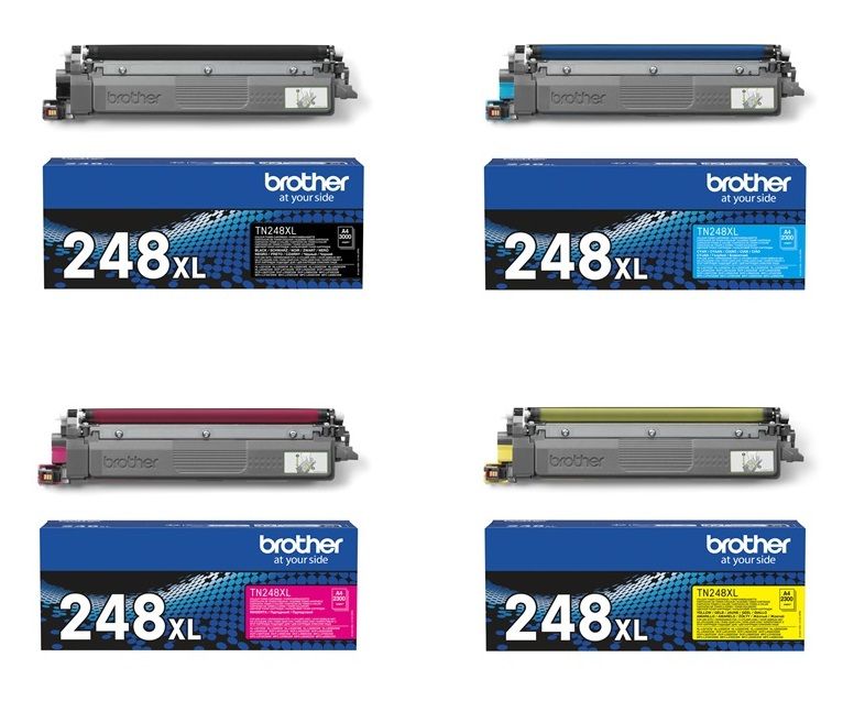 Brother TN-248XL High Capacity 4 Colour Toner Cartridge Multipack