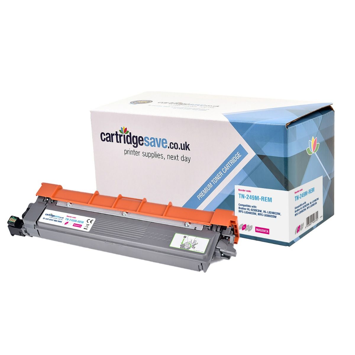 Compatible Brother TN-249M Extra High Capacity Magenta Toner Cartridge