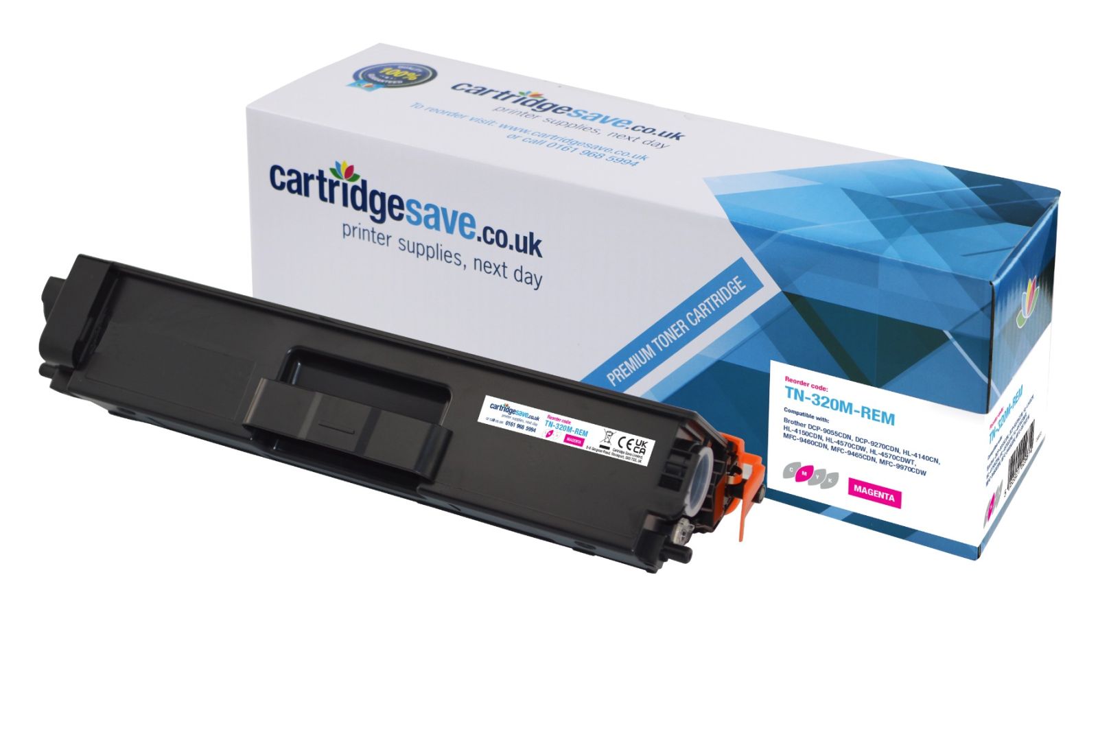 Compatible Brother TN-320M Magenta Toner Cartridge