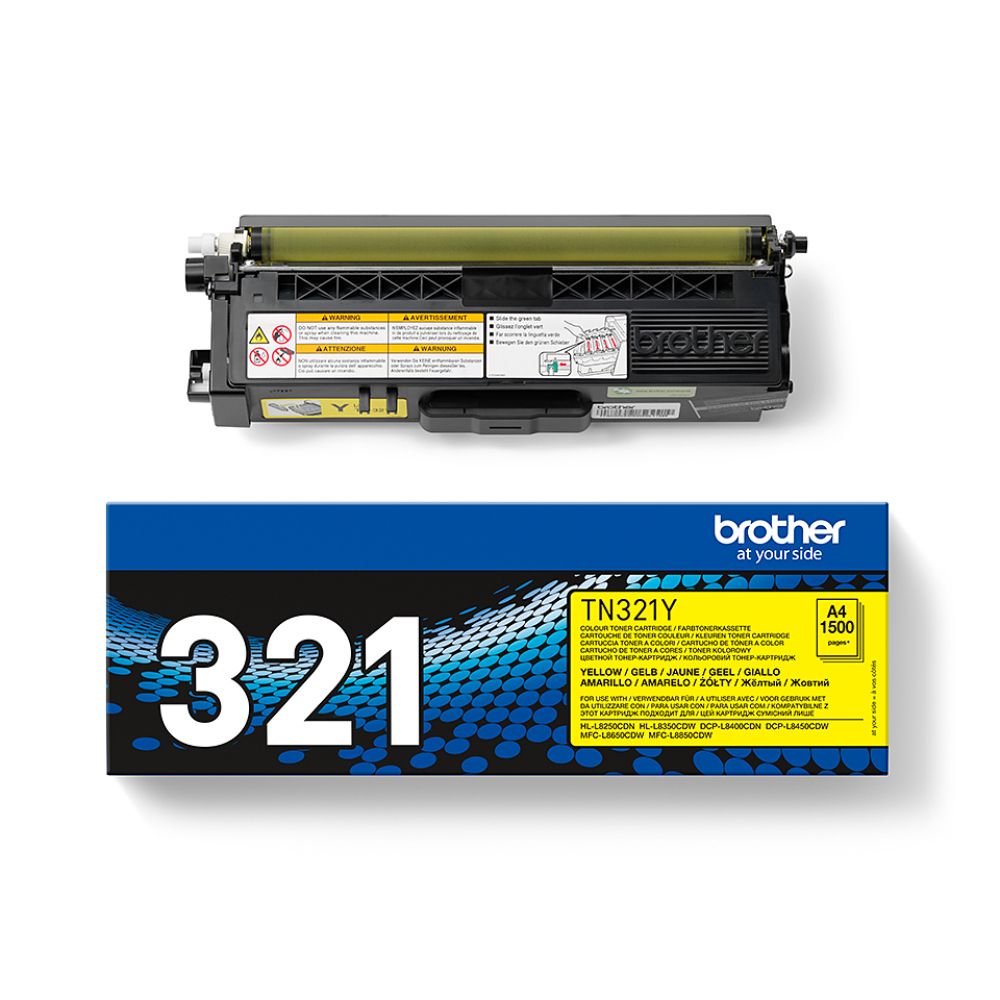 Brother TN-321Y Yellow Toner Cartridge