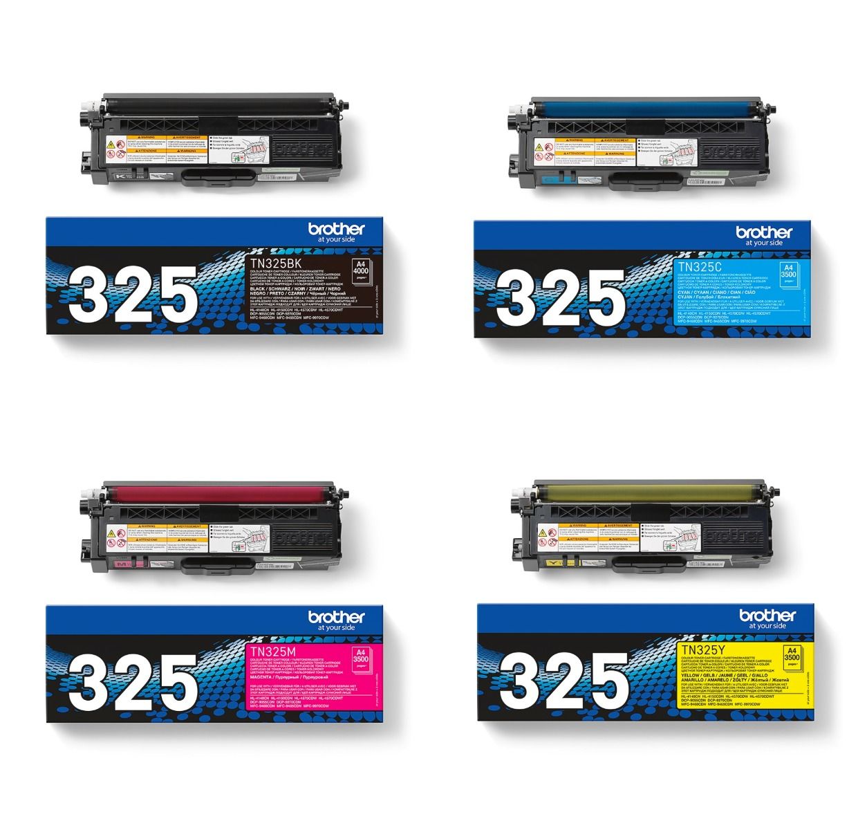 Brother TN-325 High Capacity 4 Colour Toner Cartridge Multipack