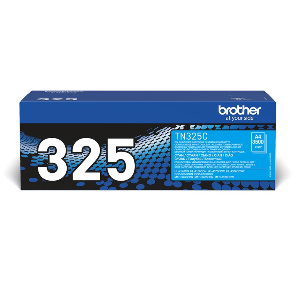 Brother TN-325C High Capacity Cyan Toner Cartridge