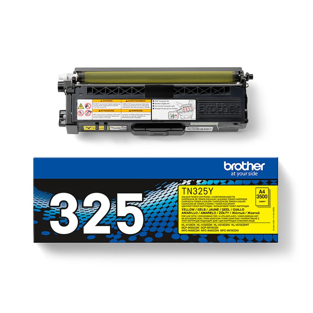 Brother TN-325Y High Capacity Yellow Toner Cartridge