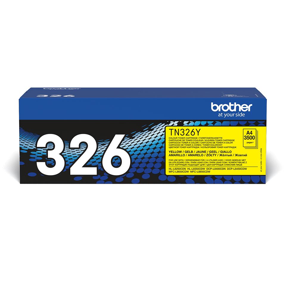 Brother TN-326Y High Capacity Yellow Toner Cartridge