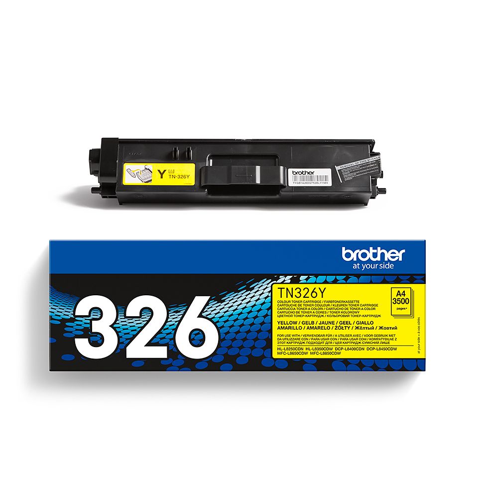 Brother TN-326Y High Capacity Yellow Toner Cartridge