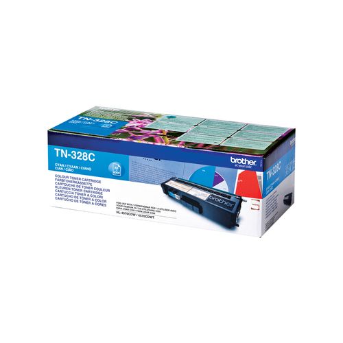 Brother TN-328C Extra High Capacity Cyan Toner Cartridge