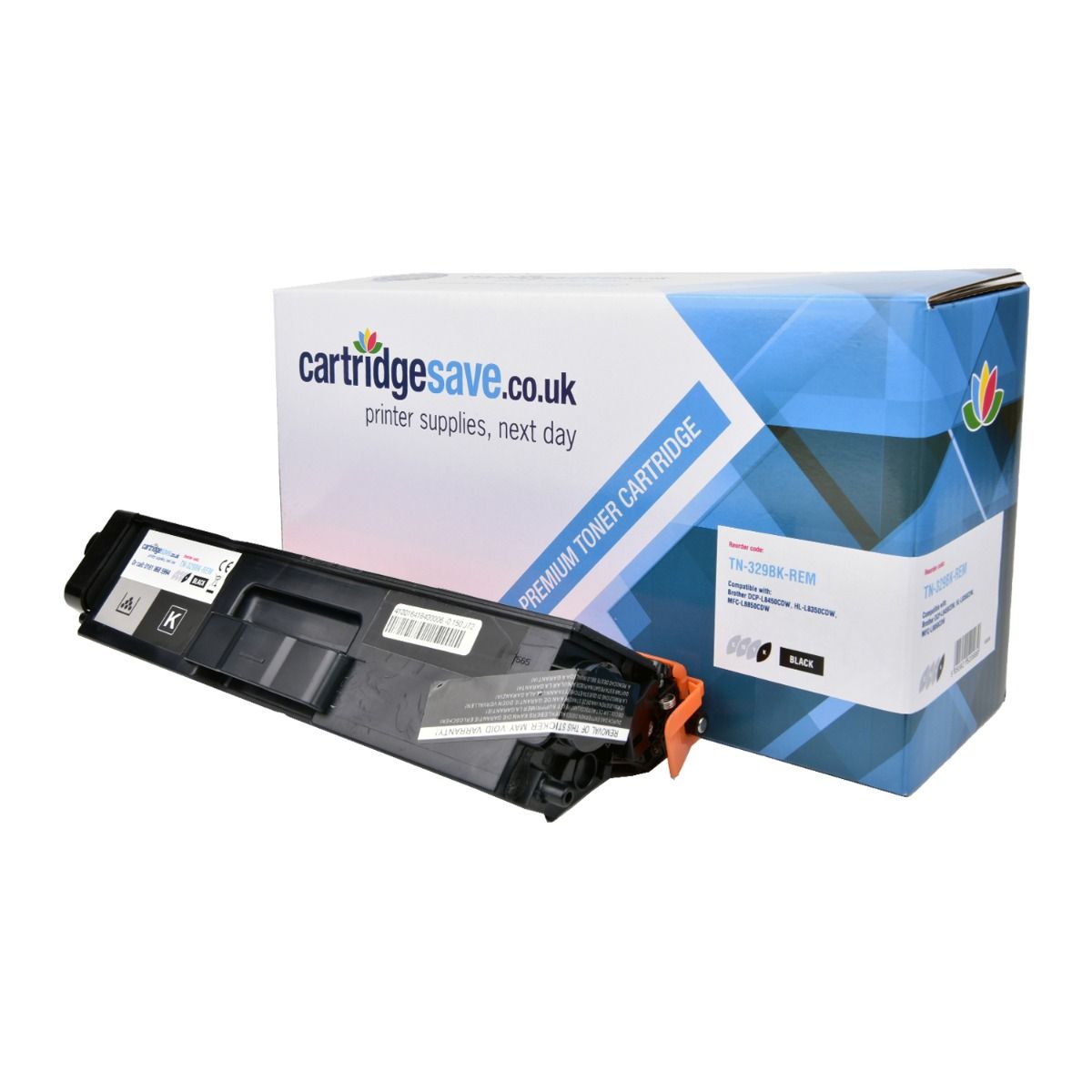 Compatible Brother TN-329BK Extra High Capacity Black Toner Cartridge