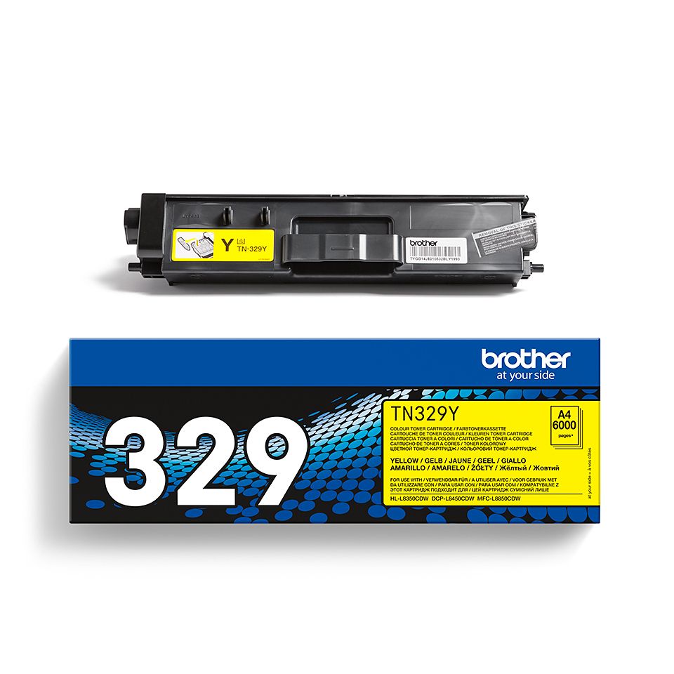 Brother TN-329Y Extra High Capacity Yellow Toner Cartridge