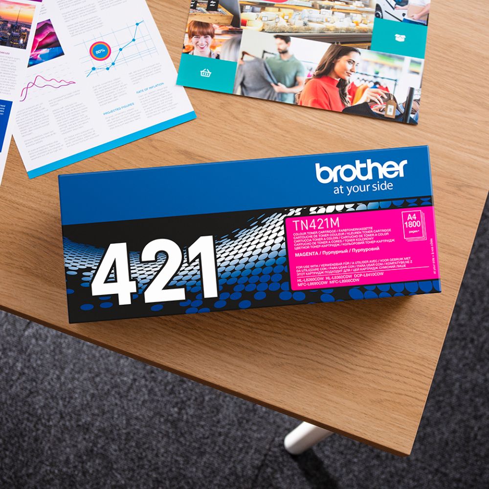 Brother TN-421M Magenta Toner Cartridge