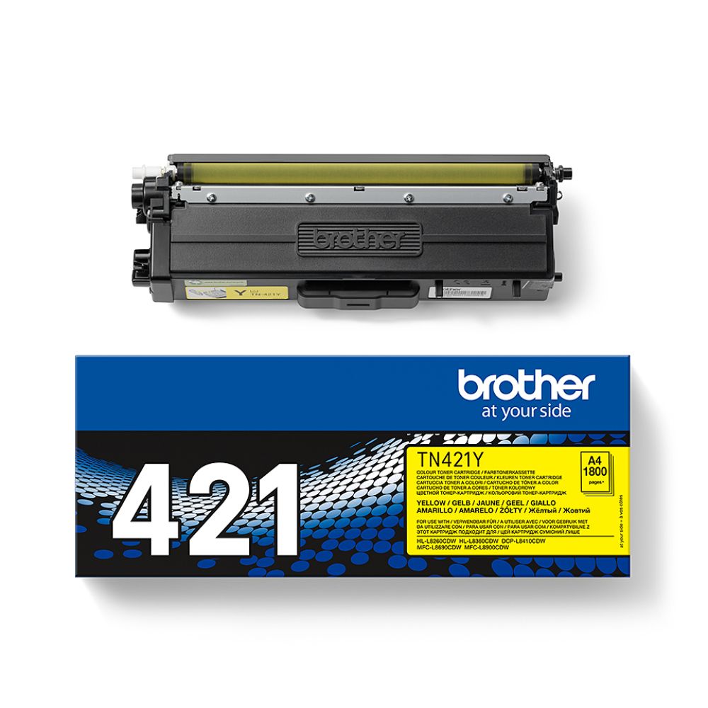 Brother TN-421Y Yellow Toner Cartridge