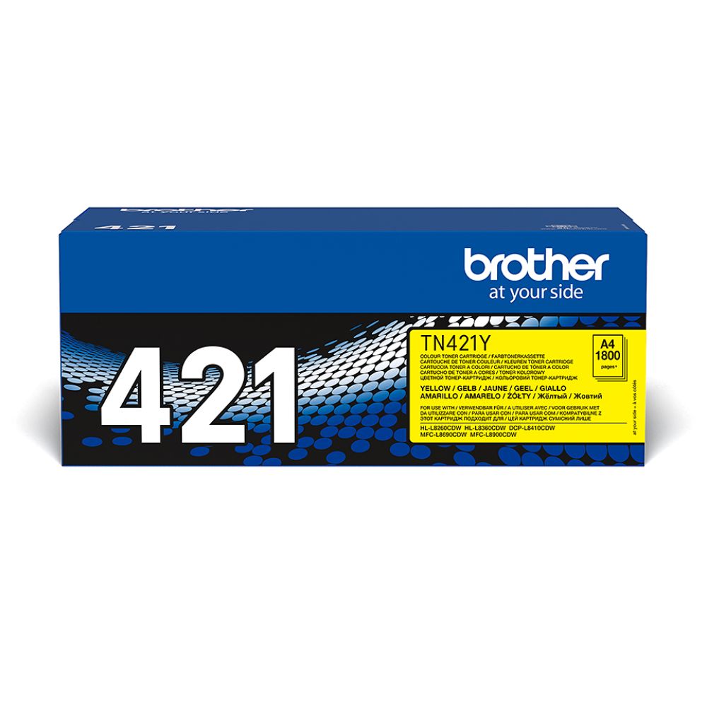 Brother TN-421Y Yellow Toner Cartridge