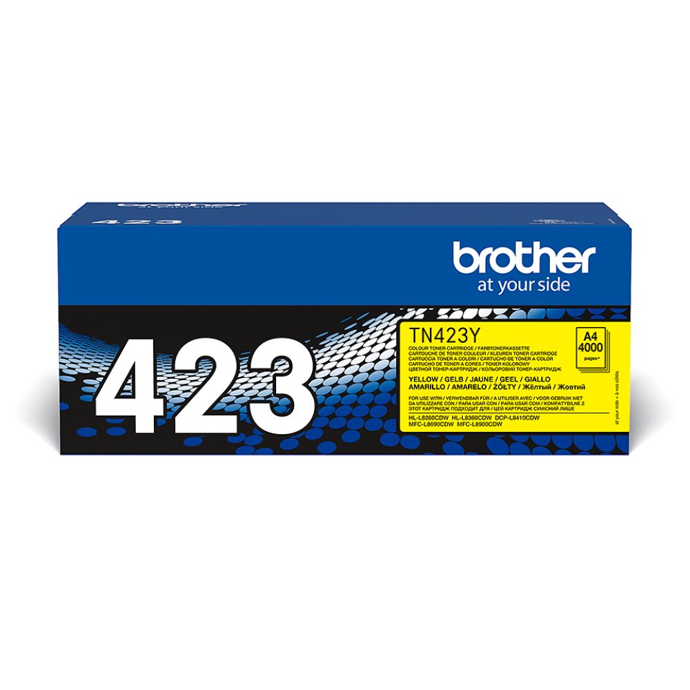 Brother TN-423Y High Capacity Yellow Toner Cartridge