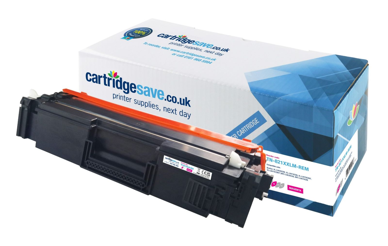 Compatible Brother TN-821XXLM High Capacity Magenta Toner Cartridge