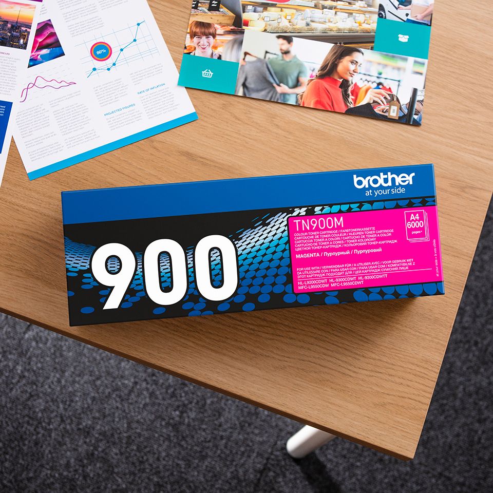 Brother TN-900M Magenta Toner Cartridge