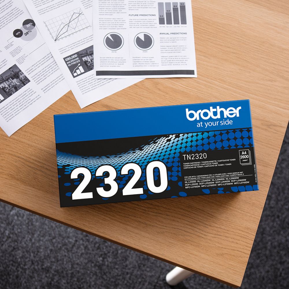 Brother TN-2320 High Capacity Black Toner Cartridge