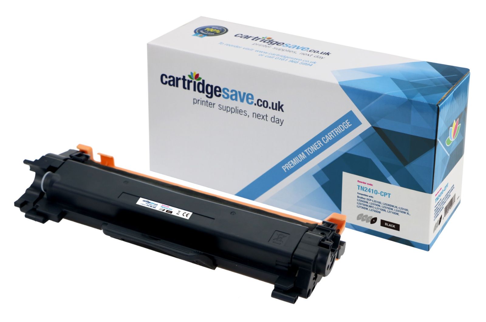 Compatible Brother TN-2410 Black Toner Cartridge