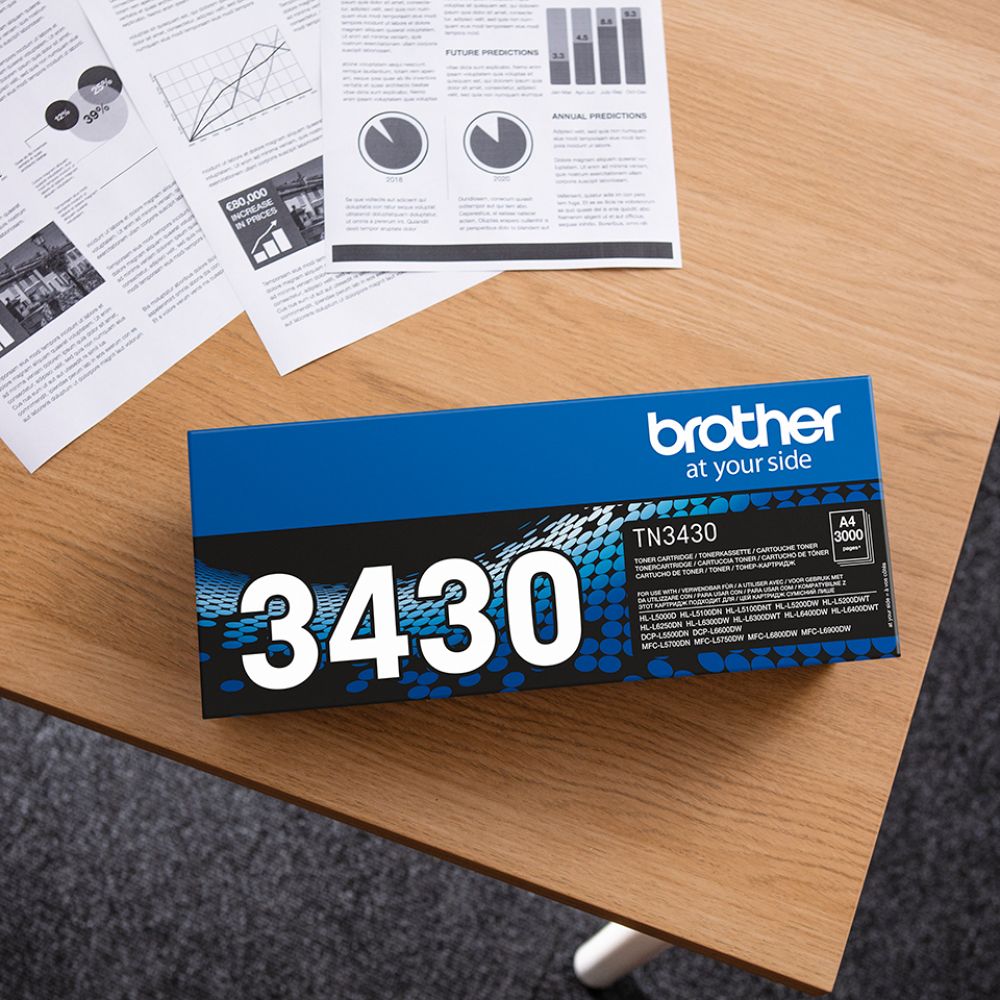 Brother TN-3430 Black Toner Cartridge