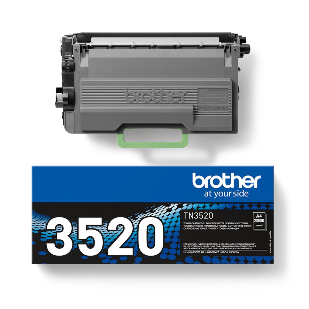 Brother TN-3520 Ultra High Capacity Black Toner Cartridge