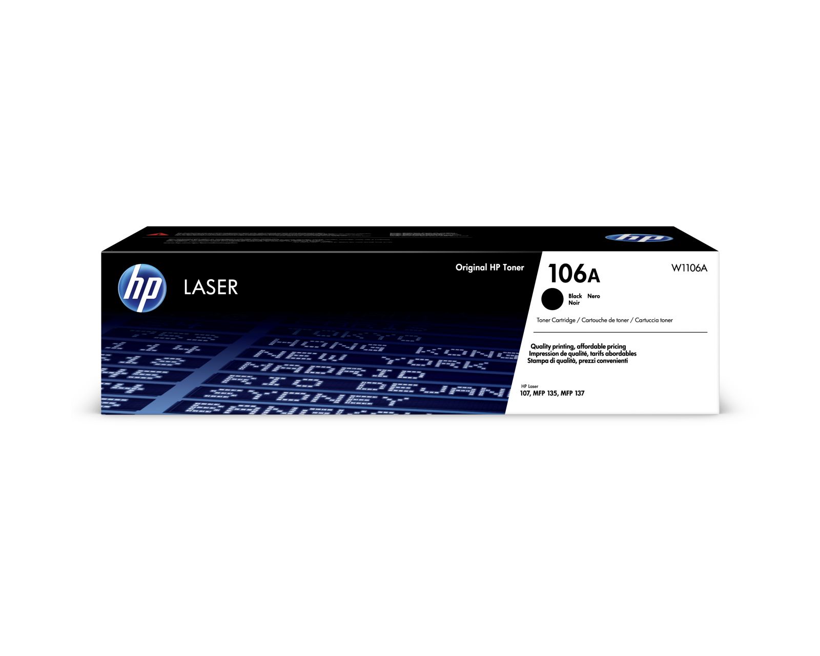 HP 106A Black Toner Cartridge - (W1106A)