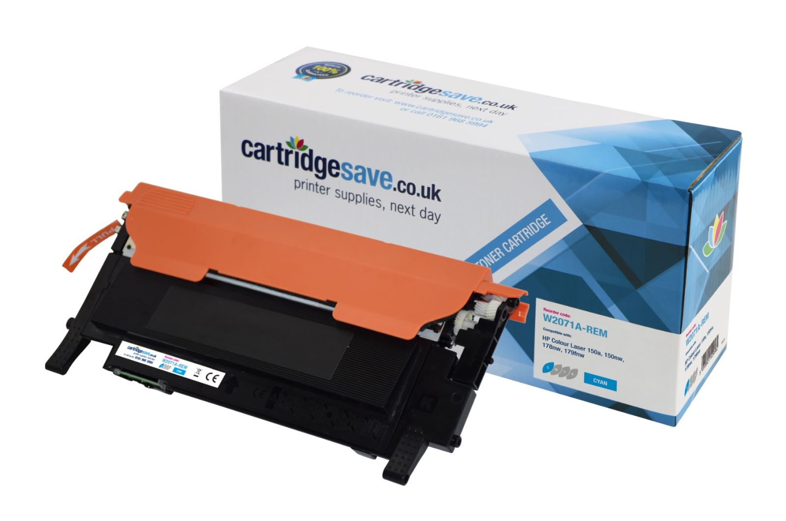 Compatible HP 117A Cyan Toner Cartridge (W2071A)