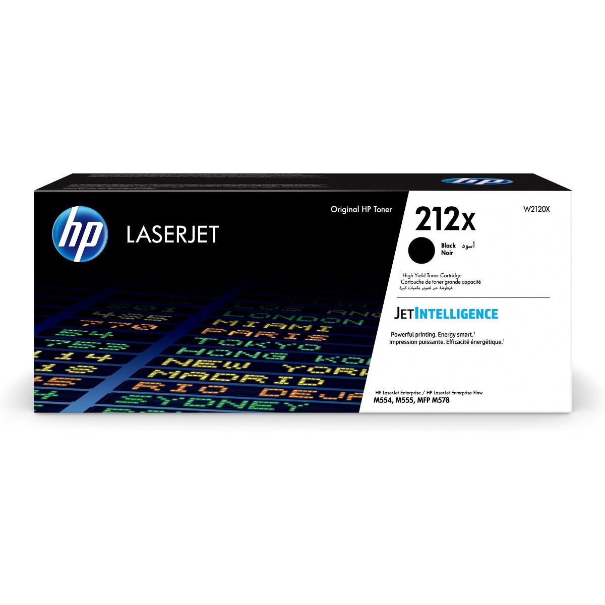 HP 212X High Capacity Black Toner Cartridge - (W2120X)