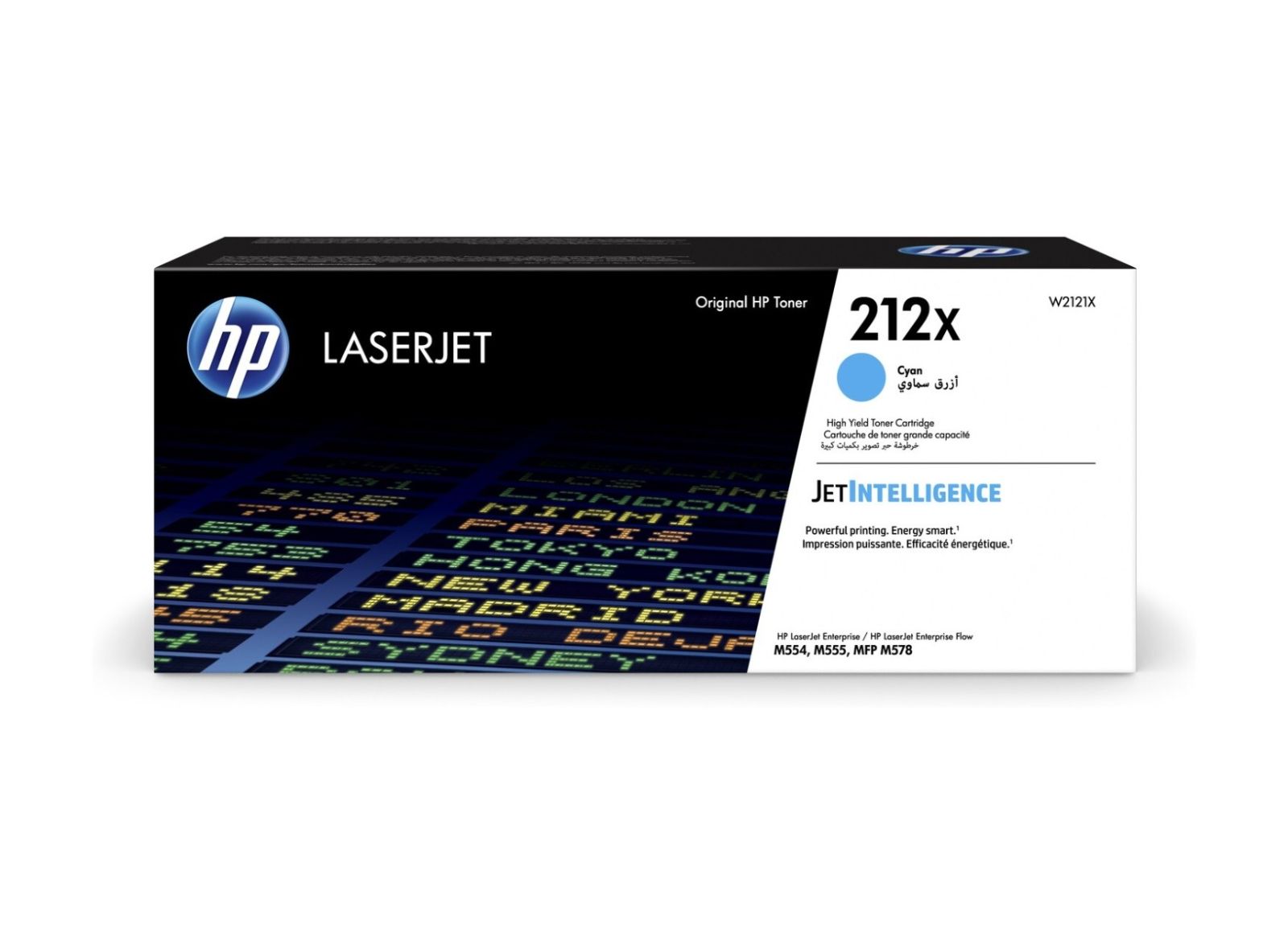 HP 212X High Capacity Cyan Toner Cartridge - (W2121X)