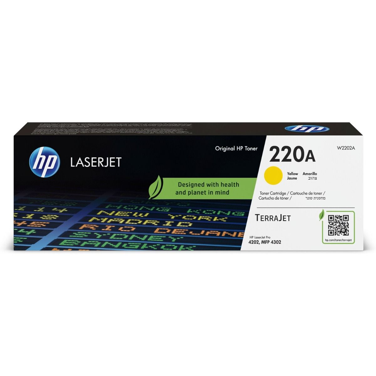 HP 220A Yellow Toner Cartridge - (W2202A)