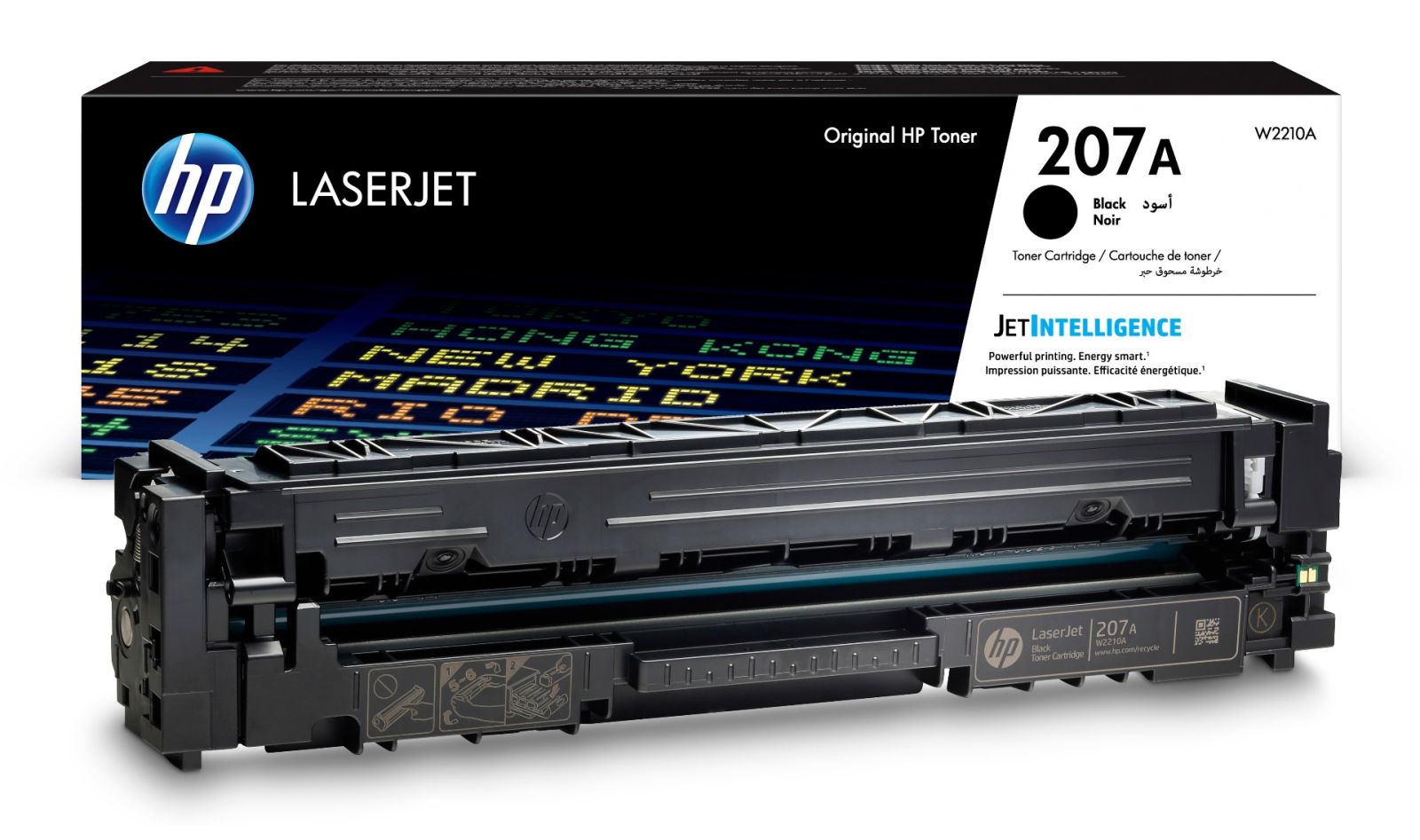 HP 207A Black Toner Cartridge - (W2210A)