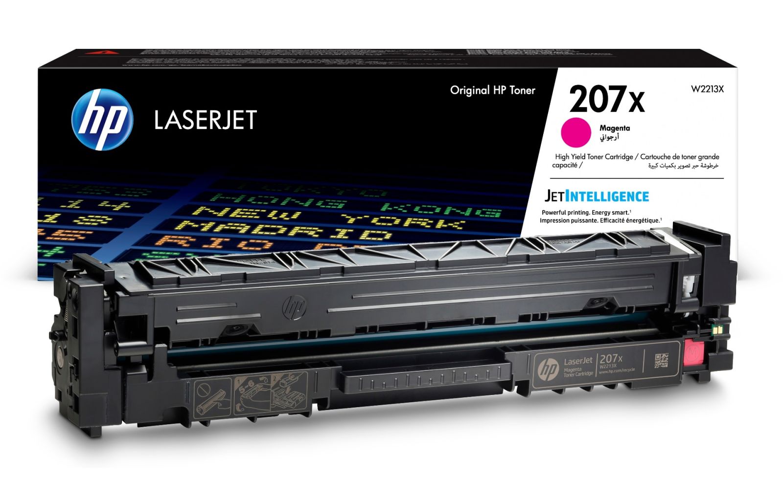 HP 207X High Capacity Magenta Toner Cartridge - (W2213X)