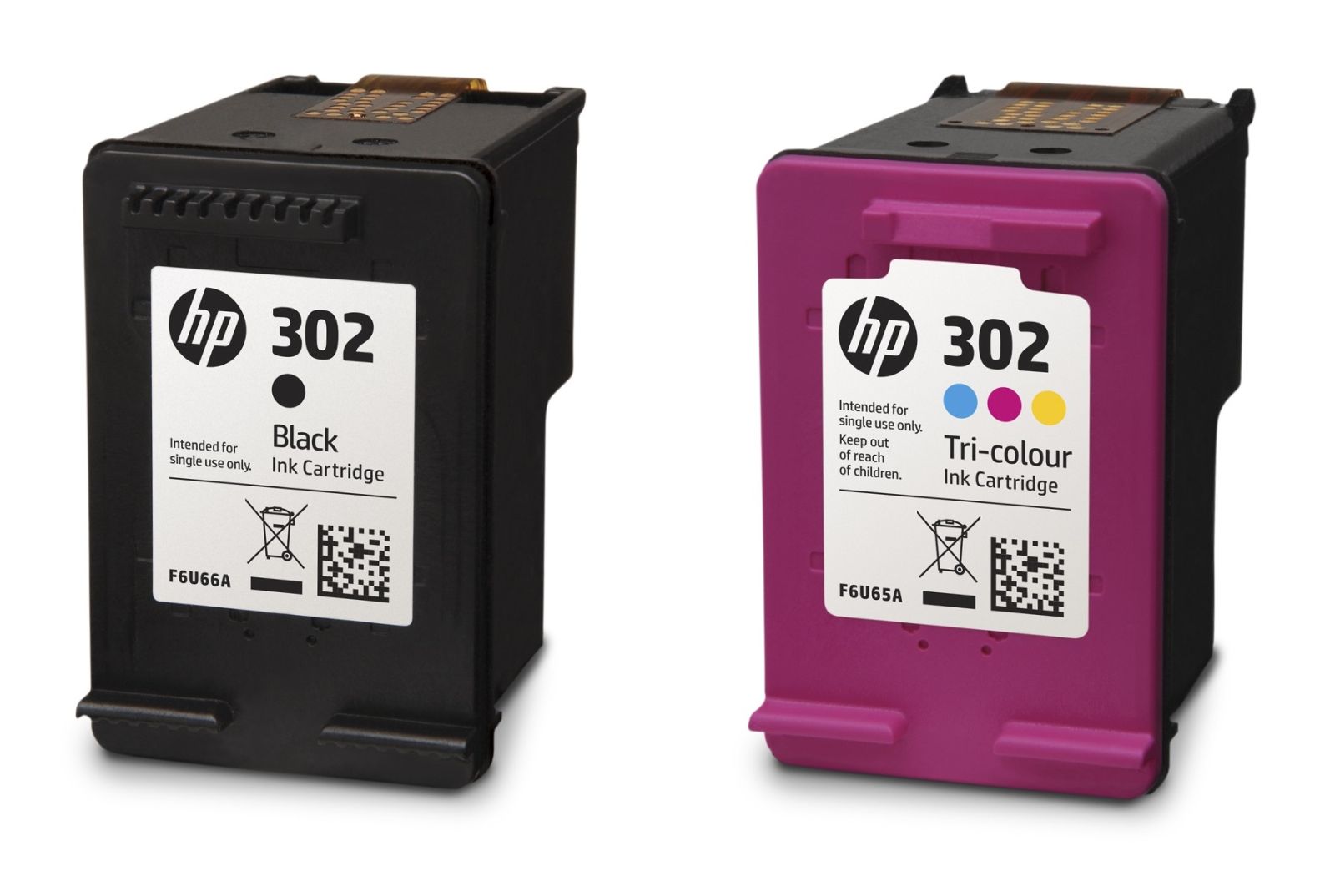 HP 302 Black & Tri-Colour Ink Cartridge Multipack - (X4D37AE)