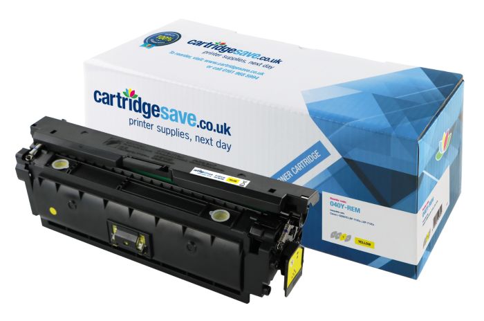 Compatible Canon 040H High Capacity Yellow Toner Cartridge (0455C001)