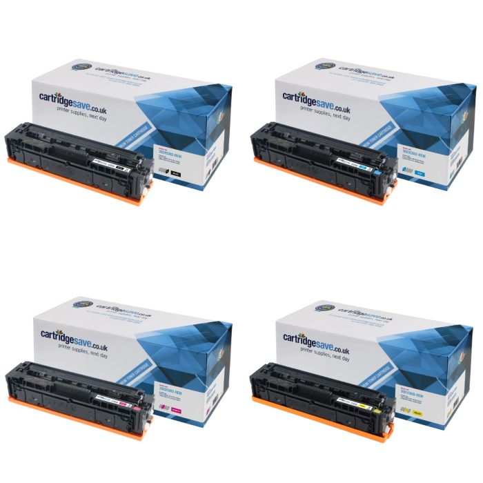 Compatible Canon 054 4 Colour Toner Cartridge Multipack