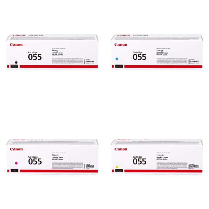 Canon 055 4 Colour Toner Cartridge Multipack