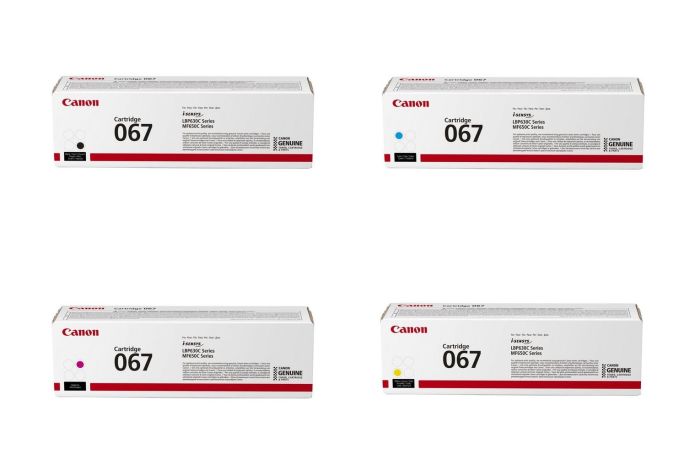 Canon 067 4 Colour Toner Cartridge Multipack