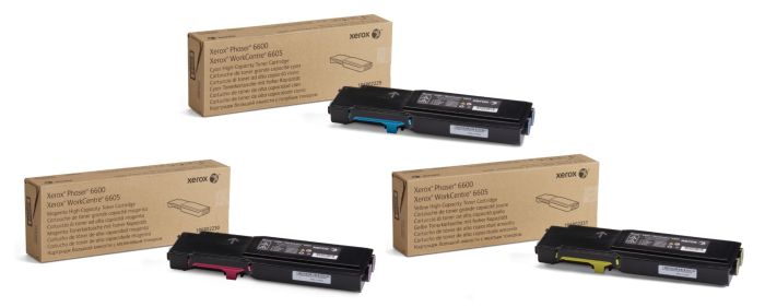 Xerox 106R022 High Capacity 3 Colour Toner Cartridge Multipack