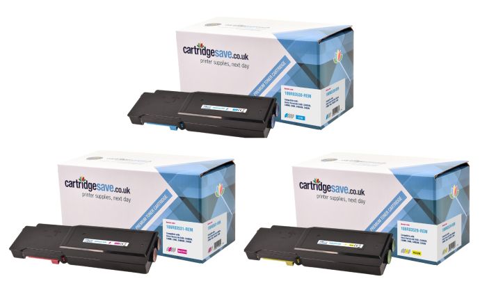 Compatible Xerox 106R035 Extra High Capacity 3 Colour Toner Cartridge Multipack