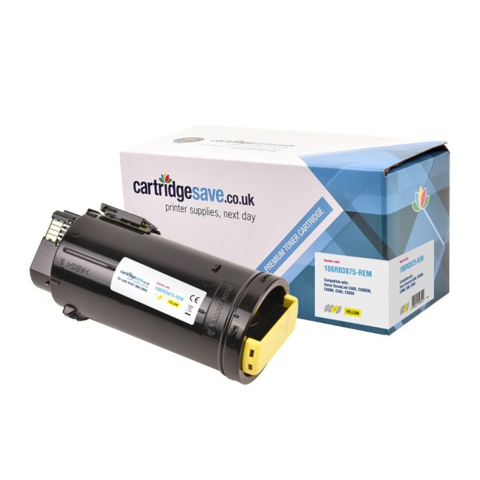 Compatible Xerox 106R03875 Extra High Capacity Yellow Toner Cartridge