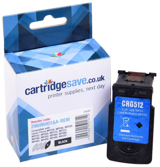 Compatible Canon PG-512 High Capacity Black Ink Cartridge - (2969B001AA)