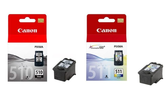 Canon PG-510 / CL-511 Black & Tri-Colour Ink Cartridge Multipack (2970B010)