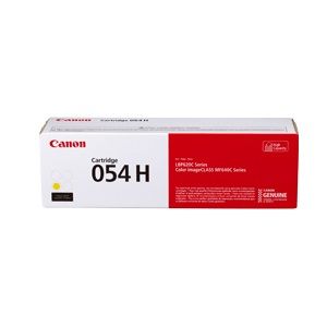 Canon 054H High Capacity Yellow Toner Cartridge (3025C002)