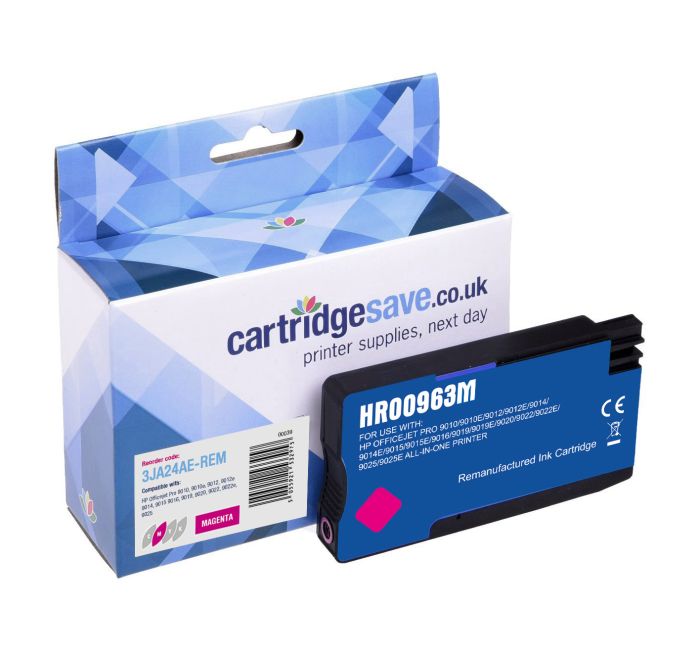 Compatible HP 963 Magenta Ink Cartridge - (3JA24AE)