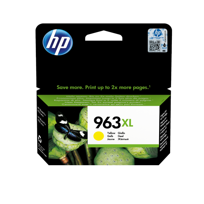 HP 963XL High Capacity Yellow Ink Cartridge - (3JA29AE)