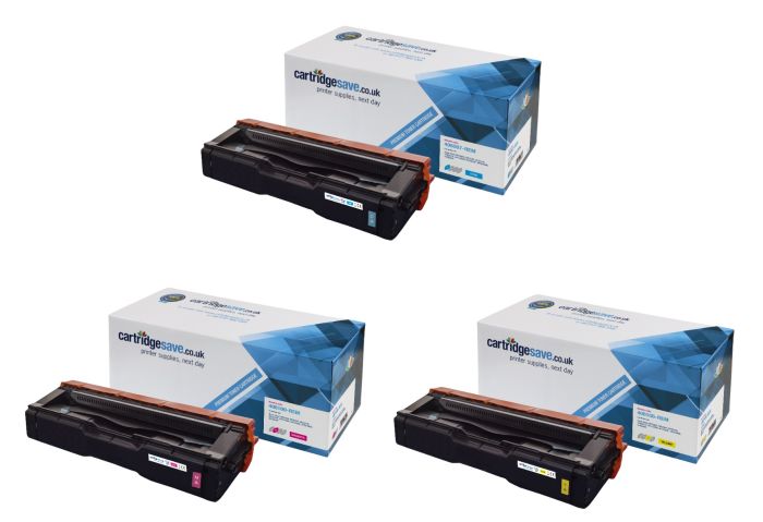 Compatible Ricoh Type SPC220E 3 Colour Toner Cartridge Multipack