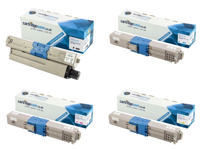 Compatible OKI 4497353 4 Colour Toner Cartridge Multipack