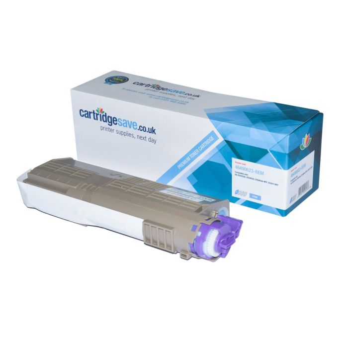 Compatible Oki 46490623 Cyan Toner Cartridge