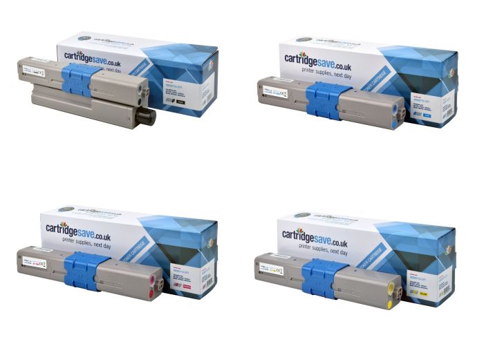 Compatible Oki 4650871 4 Colour Toner Cartridge Multipack