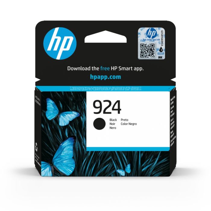 HP 924 Black Ink Cartridge - (4K0U6NE)