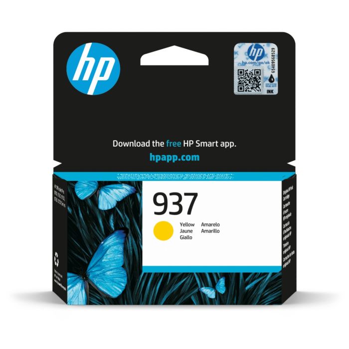 HP 937 Yellow Ink Cartridge - (4S6W4NE)